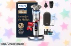 Afeitadora eléctrica Philips i9000 Prestige, un corte perfecto en cualquier lugar y con un precio de ganga que no puedes dejar pasar. ¡Cómprala ya antes que se acabe!