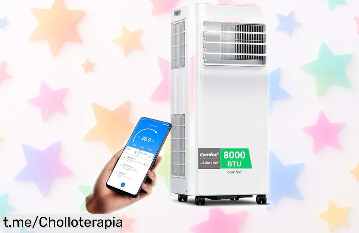 Aire acondicionado portátil COMFEE Pingüino 3 en 1 a un precio regalado: fresco, deshumidifica y control remoto desde tu móvil. ¡No dejes pasar esta oferta increíble!