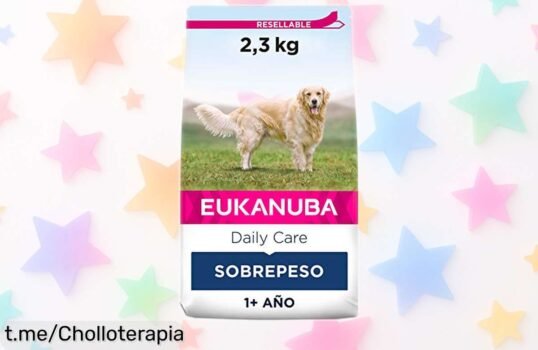 Alimento seco Eukanuba Daily Care para perros con sobrepeso y esterilizados: ¡paquetazo de 2.3 kg a precio de escándalo que cuidará su salud y sonrisa!