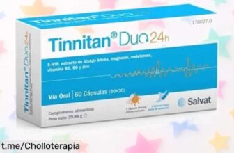 Alivio espectacular para tus oídos con Tinnitan: ¡60 cápsulas en un pack que cuidarás tu salud auditiva a un precio de locura! No lo dejes escapar.