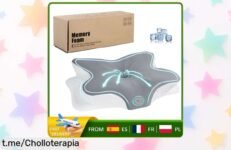 Almohada cervical de espuma viscoelástica que sujeta tu cuello y refresca tus noches: ¡aprovecha este ofertón para dormir como un rey!