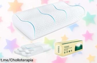 Almohada sándwich TESQ de tres capas para dormir como un bebe, con descuento brutal que no podrás dejar pasar: ¡Tu descanso merece lo mejor!