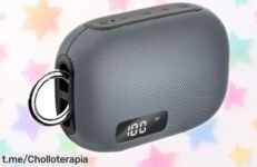 Altavoz Bluetooth portátil TIMU con 30W y luces RGB a precio de locura: Monta la fiesta donde quieras y disfruta horas de música sin parar, ¡no te quedes sin el tuyo!