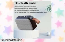 Altavoz portátil Oxford con Bluetooth 5.0, sonido grande en un tamaño pequeño a precio loco, ¡no dejes pasar este chollo para llevar tu música a todas partes y hacer tus días más alegres!