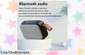Altavoz portátil Oxford con Bluetooth 5.0, sonido grande en un tamaño pequeño a precio loco, ¡no dejes pasar este chollo para llevar tu música a todas partes y hacer tus días más alegres!
