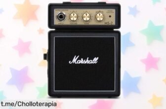 Amplificador Marshall MS2 para guitarra con control de tono: un chollazo portátil al precio más bajo, toca tu música sin molestar y disfruta cada acorde como nunca.