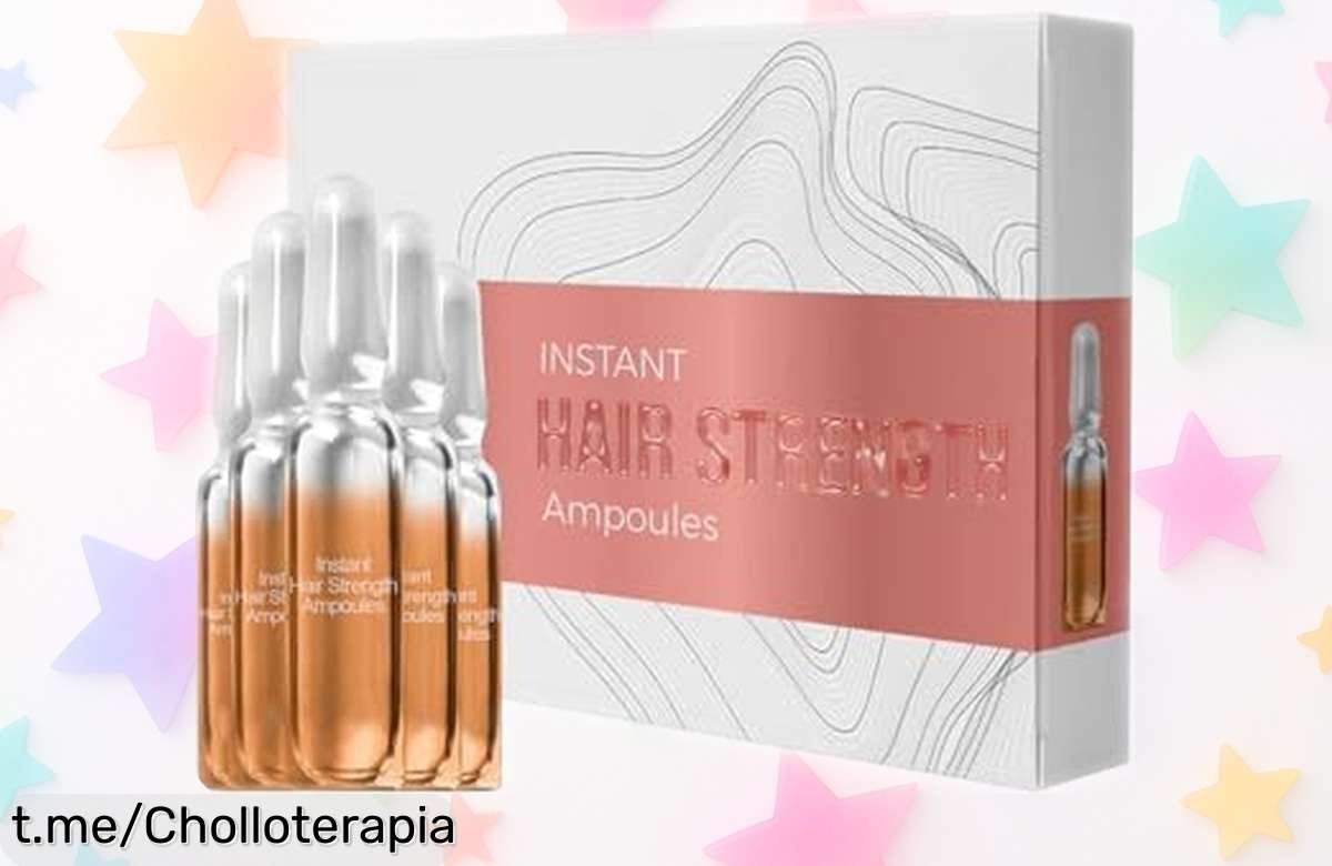 Ampollas de suero para el crecimiento del cabello: potencia tu melena con este super chollo que te dejará el pelo grueso y voluminoso al instante, ¡no te lo puedes perder!