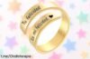 Anillo ajustable de acero inoxidable con mensaje que enamora, un regalo espectacular para tu pareja a precio rebajado, ¡no dejes pasar esta oportunidad tan especial!