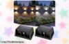Apliques solares TSUN RGB para pared, pack de 2 que ilumina tu jardín con colores vivos y sin cables; ¡aprovecha este chollazo antes de que se acabe!