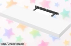 Aprovecha el espacio de tu hogar con la estantería flotante WOLTU RG9369ws, un ofertón que te organiza todo sin complicaciones y a precio rebajado, no dejes pasar esta oportunidad única.