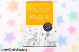Aprovecha el super chollo de pañales-braguita LILLYDOO: 22 unidades que mantienen seco a tu peque ¡rápido y fácil! No te pierdas esta oferta única, tranquilidad asegurada ahora mismo.