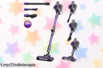Aspirador escoba POWEART N700 sin cables: potencia brutal y pantalla táctil en una oferta de escándalo, ¡no te lo pierdas o tu casa quedará sucia!