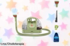 Aspiradora de agua BISSELL Little Green a un precio locísimo, combate manchas y líquidos al instante. ¡No te quedes sin ella y dale brillo a tu hogar ya!