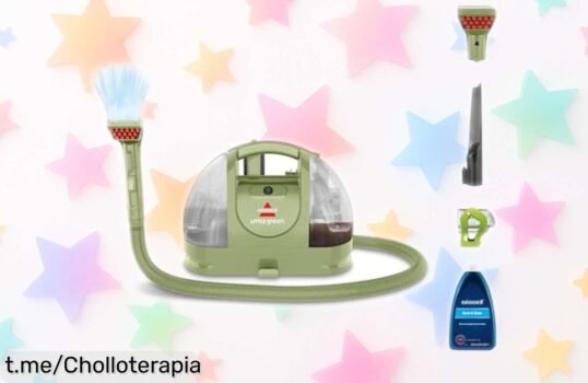 Aspiradora de agua BISSELL Little Green a un precio locísimo, combate manchas y líquidos al instante. ¡No te quedes sin ella y dale brillo a tu hogar ya!