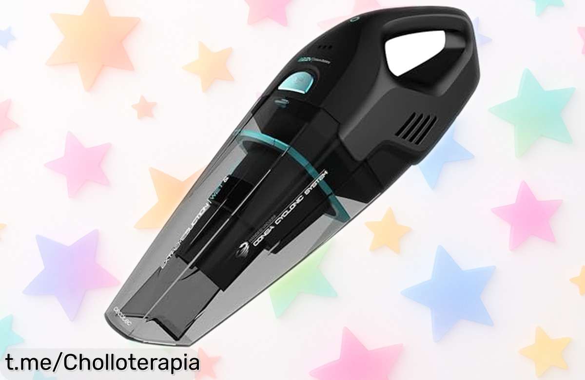 Aspiradora de mano Cecotec Conga Immortal 22,2 Animal Hand XTreme a precio loco: ¡limpia pelos y líquidos en un plis con este chollo total que no querrás perderte!