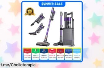 Aspiradora de mano ILIFE H90 Pro, ¡te la llevas a precio de risa con el cupón! Perfecta para pelos de mascota y super silenciosa, no te quedes sin la tuya.