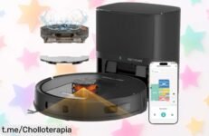 Aspiradora robótica PrettyCare L1 Pro que friega y se vacía sola, nunca había estado a este precio de ganga, ¡lleva tu hogar al siguiente nivel sin esfuerzo!