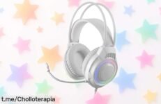 Auriculares gaming Mars Gaming MH124 con luz FRGB y micro flexible a un precio regalado que te harán sentir como en el juego. ¡No dejes pasar esta oportunidad única!