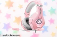 Auriculares gaming Ozeino con graves potentes y micrófono antirruido a precio loco: mejora tus partidas y siéntete como un campeón. ¡No dejes pasar esta oportunidad!