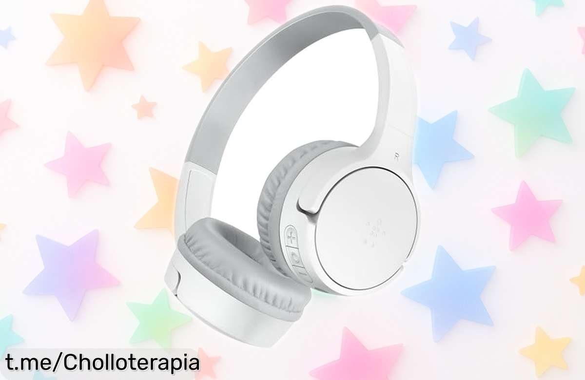 Auriculares inalámbricos Belkin SoundForm Mini para niños, ¡30 horas de batería a un precio loco! La combinación perfecta para aprender y jugar sin límites.