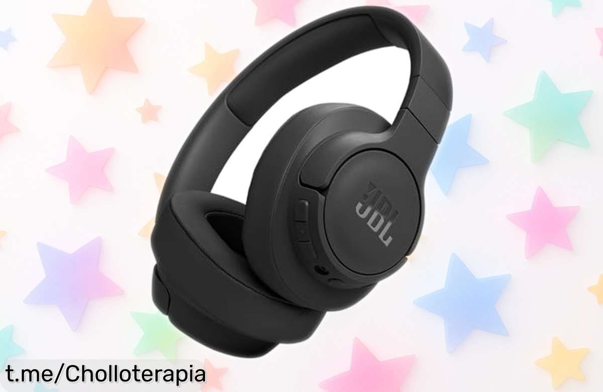 Auriculares inalámbricos JBL Tune 770 NC con cancelación de ruido y ¡70 horas de música nonstop! Aprovecha este preciosísimo chollo antes que desaparezca.