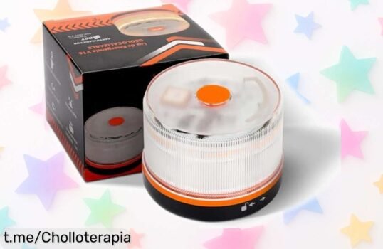 Baliza de emergencia BESCH V16 con luz LED visible a 1 km, localización automática y protección total: ¡Chollo increíble que no puedes dejar escapar!