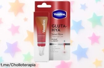 Bálsamo labial Vaseline con volumen y color, ¡ofertón brutal para unos labios hidratados y brillantes al instante! No dejes pasar esta oportunidad única de lucir perfecto.