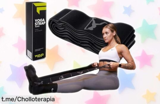 Banda elástica FIZYO de 125 cm con 10 niveles de resistencia: ¡aprovéchate ya de este chollazo y empieza a ponerte en forma sin salir de casa!