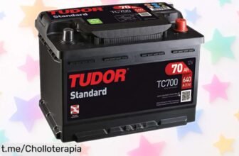 Batería para coche Tudor TC700 70Ah a precio de risa: arranca rápido y sin complicaciones, ¡aprovéchala antes de que se agote!