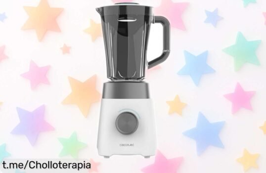 Batidora de vaso Cecotec Power Black Titanium: el ofertón que hará batidos perfectos para toda la familia, ¡aprovéchala antes de que se agote!