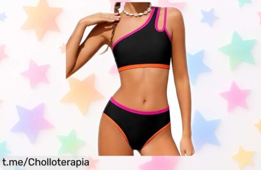 Bikini niña de dos piezas con protección menstrual, el bañador ideal para chicas en crecimiento a un precio de ganga si añades 2 unidades. ¡No te quedes sin él!