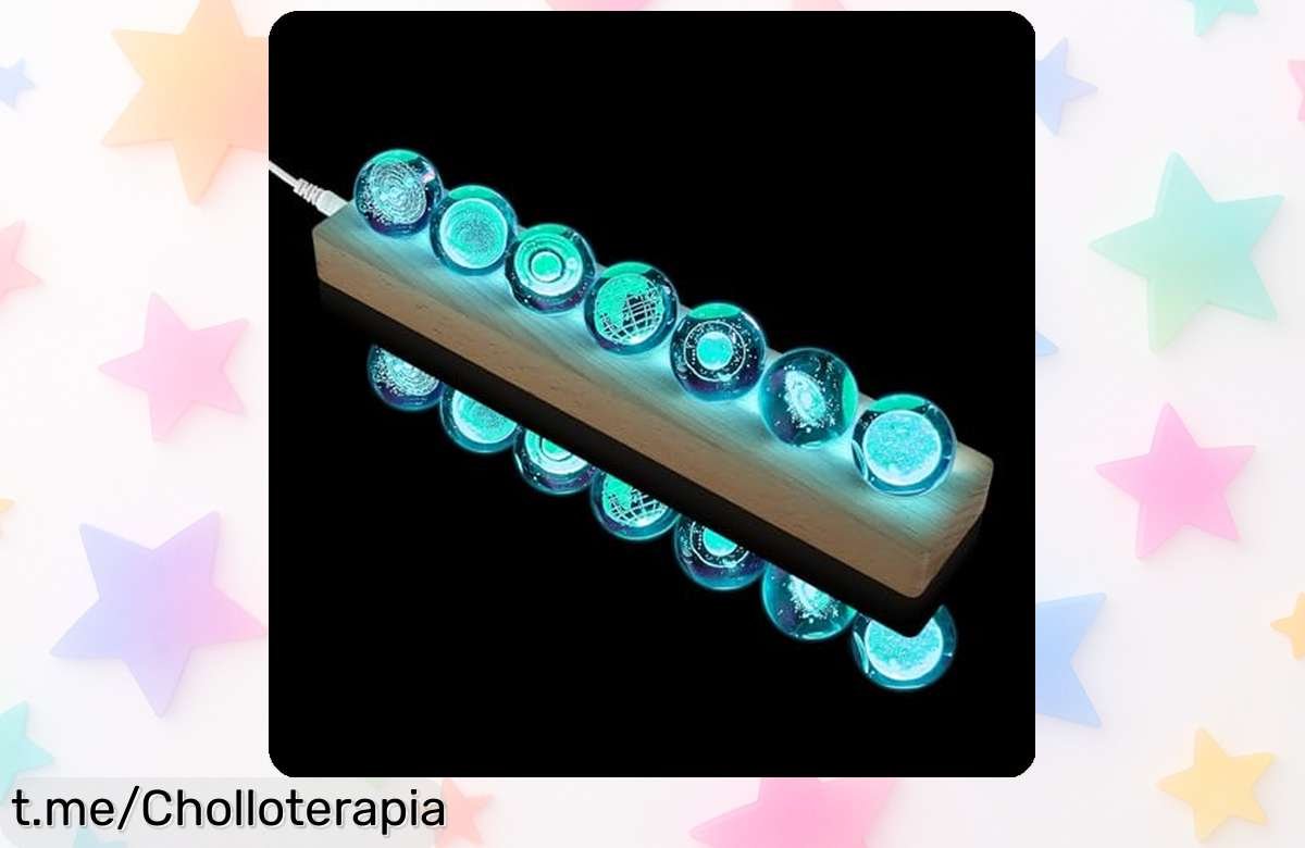 Bola de cristal LED que cambia de color y gira para un ambiente mágico en casa, ahora a precio tirado, ¡no te quedes sin esta joya original regalada!