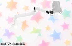 Brazo articulado para micro Elgato Wave Mic Arm LP White, un pepinazo de calidad a precio regalado que no tapa tu vista. ¡Hazte con él ya y lleva tu sonido al siguiente nivel!