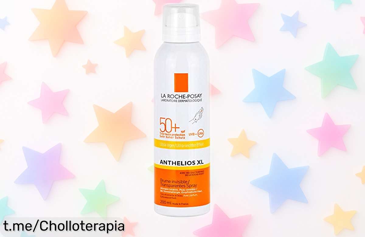 Bruma facial protectora La Roche-Posay Anthelios SPF 50+ a precio de locura, cuida tu piel sensible mientras disfrutas del sol y el agua; ¡aprovéchalo ya antes de que se acabe!
