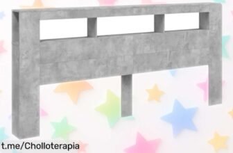 Cabecero moderno con LED y estantería de vidaXL para transformar tu dormitorio, ¡aprovecha este precio de escándalo y dale un aire nuevo a tu vida ya!