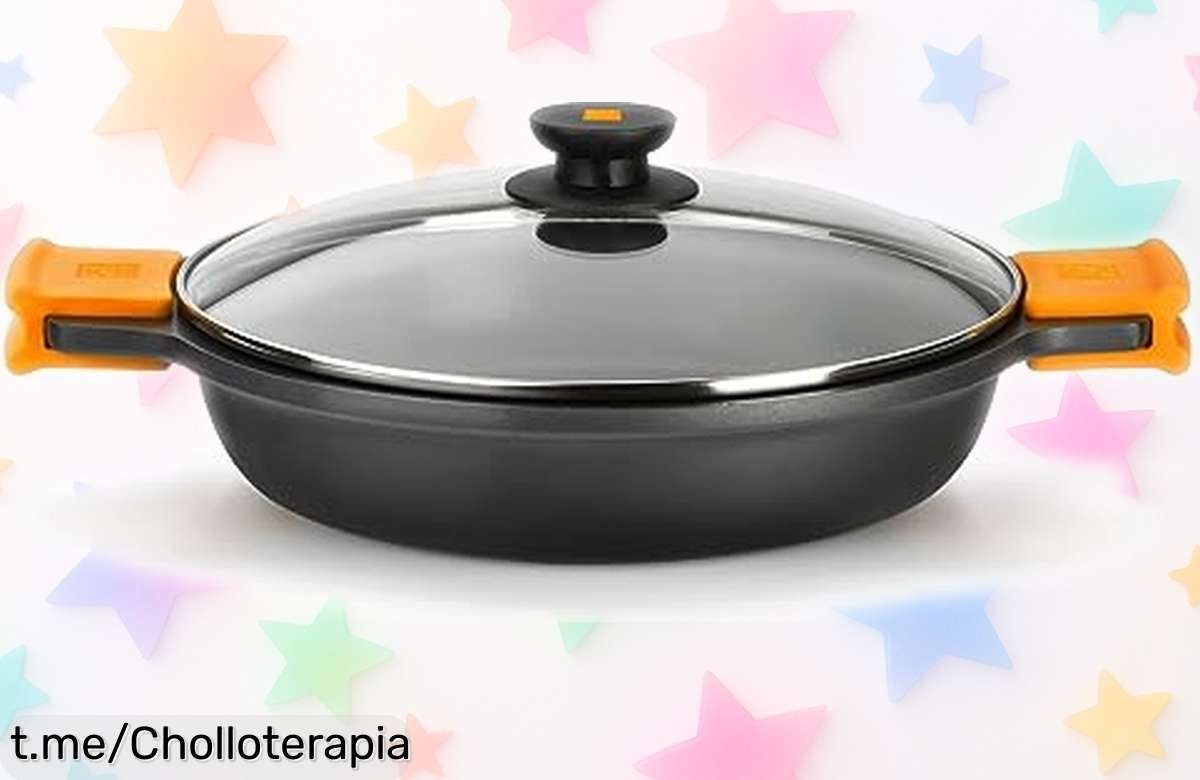 Cacerola baja BRA Efficient de 36 cm, ¡la oferta que estabas esperando! Cocinar sin pegotes es un lujo al alcance de tu mano. No te quedes sin la tuya y haz tus comidas más felices.