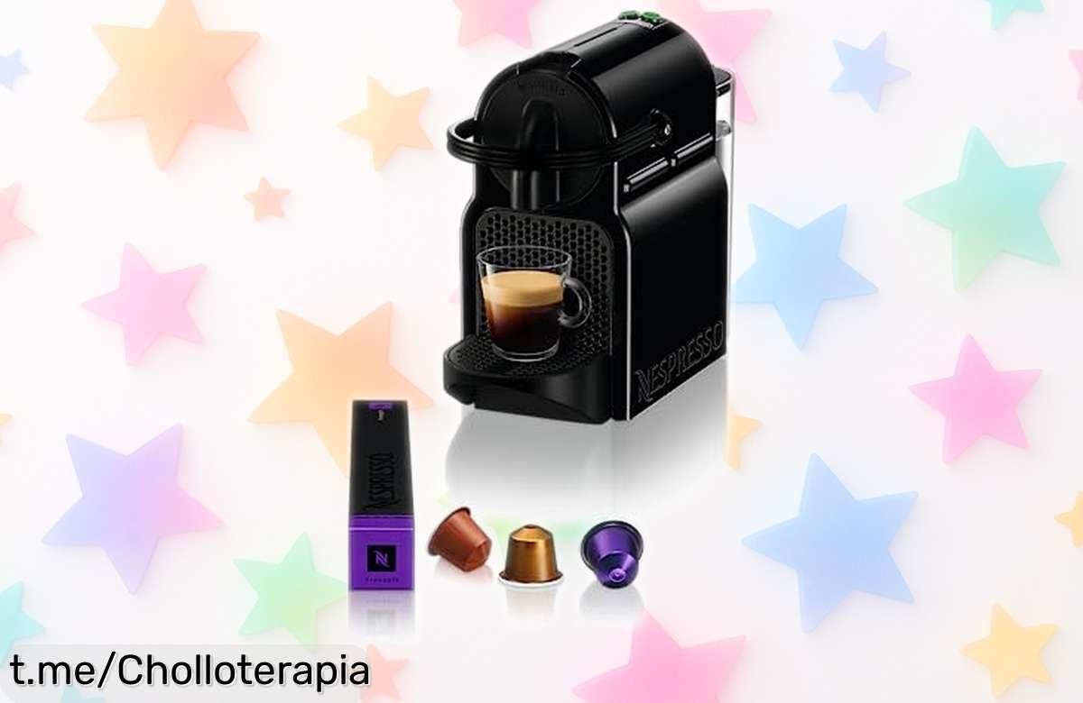 Cafetera Nespresso De’Longhi Inissia EN80.B, tu café en solo 25 segundos: ¡prepara el mejor sabor y aprovecha este ofertón que no puedes dejar pasar!
