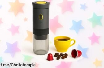 Cafetera espresso portátil Duckdik 3 en 1 a precio loco: disfruta café fresquito donde quieras y lleva la magia del buen sabor contigo. ¡Hazte con ella antes de que se agote!