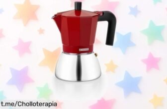 Cafetera italiana Monix Induction Inox para 6 tazas a precio loco, calienta rapidísimo y es perfecta para cualquier cocina. ¡No dejes escapar este oferta única y empieza tus mañanas con buen café!