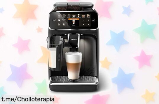 Cafetera superautomática Philips Serie 5400 con LatteGo: ¡un ofertón que hará que tus mañanas sean puro café en segundos, no dejes pasar esta oportunidad!