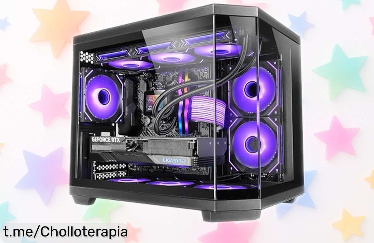 Caja gaming Mars Gaming MC3TCOREM con triple ventana de cristal y espacio para refrigeración líquida, no te pierdas este chollazo que combina potencia y estilo. ¡Aprovecha ya esta oferta única!