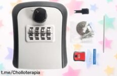 Caja para llaves con código de 4 dígitos, la mejor opción súper resistente y compacta, ¡no te quedes sin esta oferta única que protege lo tuyo ya!