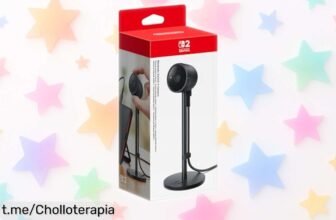 Cámara HD para Nintendo Switch 2 con micrófono integrado a un precio de escándalo: ¡Mejora tus partidas y vive la experiencia como nunca! No te lo pierdas, es tu momento.