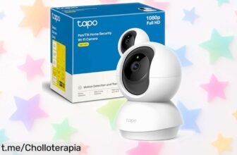 Cámara IP WiFi 360° Tapo C200C con visión nocturna y detección de movimientos a un precio de escándalo: seguridad para tu hogar al instante. ¡No te quedes sin la tuya!