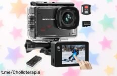 Cámara de acción Apexcam M80PRO 4K con pantalla táctil y dos baterías a un precio loco, ¡graba tus aventuras sin parar y despierta al aventurero que llevas dentro!