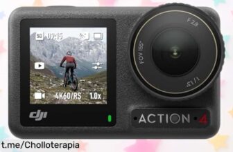 Cámara de acción DJI Osmo Action 4 con grabación 4K y estabilización brutal a un precio loco que no vas a encontrar todos los días, ¡captura cada momento como nunca antes!