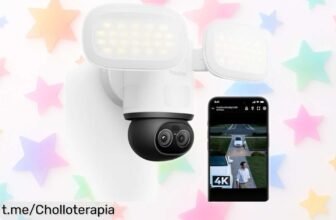 Cámara de seguridad Reolink 4K: sorprendente zoom 6× y visión 360°, ¡ahora a precio loco! No pierdas la oportunidad de proteger tu hogar sin complicaciones.