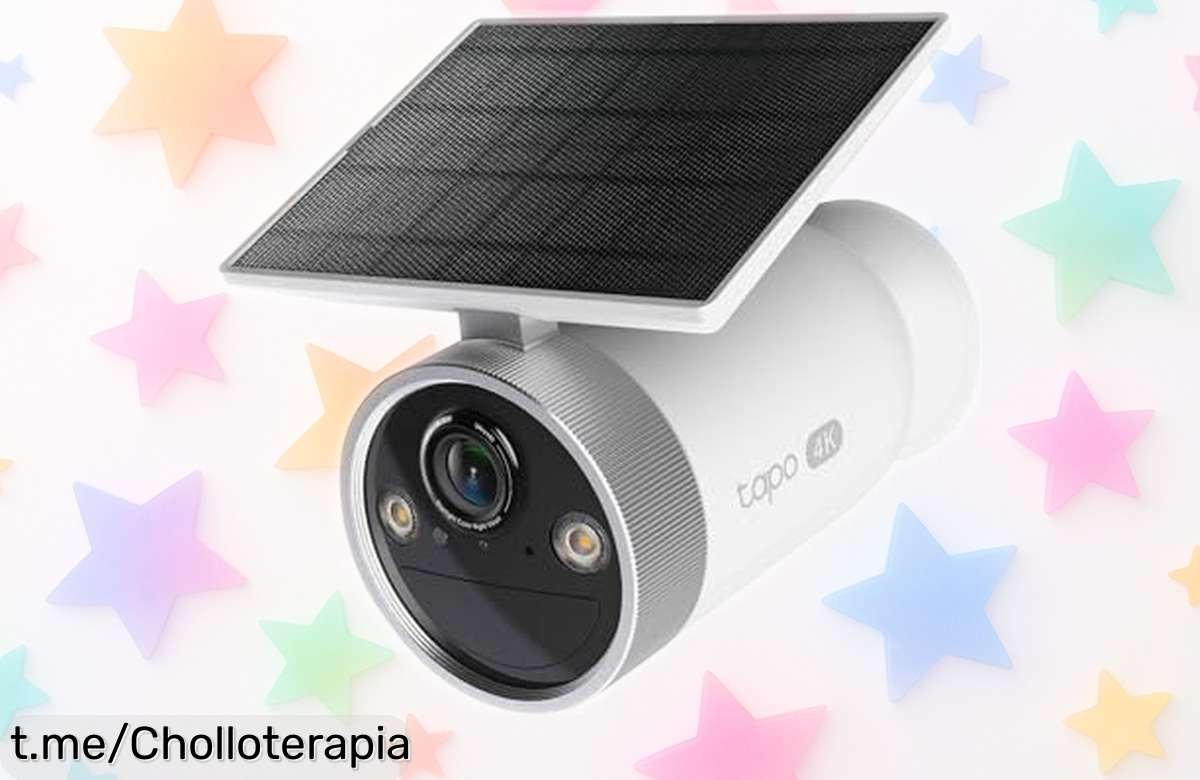 Cámara de seguridad exterior Tapo C465 con panel solar a un precio loco: detecta personas al instante y se conecta con Alexa. ¡No dejes pasar este ofertón que hace falta en tu hogar!