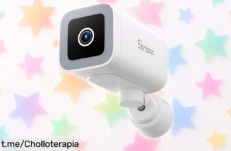 Cámara exterior SONOFF CAMB1P con visión nocturna en color y seguimiento automático: seguridad nunca a este precio emocionante, ¡asegura tu hogar ya!