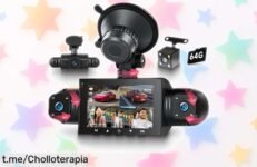 Cámaras 360° para coche con visión nocturna y sensor de aparcamiento, ahora a un precio loco que no creerás, ¡olvídate de los sustos y captura cada momento!